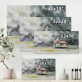 thumbnail image 4 of Designart ' Storm On A Rustic House On Mountain Top ' Country Canvas Wall Art Print, 4 of 4