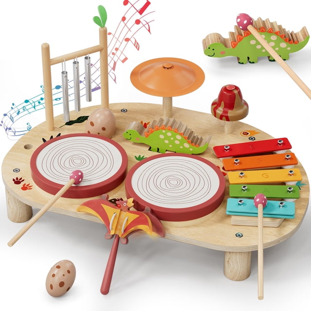 Set de instrumentos musicales Lehoo Castle Baby Drum 1-3 Years