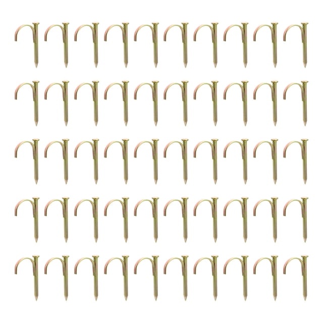 MERRYHAPY 100Ud Abrazadera Media De Para Soporte De Tuberías Y Cables Con Resistencia A Corrosión