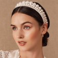 thumbnail image 1 of Diadema de perlas de moda para mujer, accesorios para el cabello de uso diario para mujeres y niñas (paquete de 3) JFHHH pequeña, 1 of 5