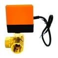 thumbnail image 4 of 3/4" Brass Electric Ball Valve Three-Wire Three-Way Air Conditioning Floor Heating Water Tower Switch Valve 220 24 12V ,Long-Time Use, 4 of 6