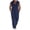 Navy., variant on HBGVBA 2 Piece Fashion Outfit for Men Sleeveless Button Hoodie with Drawcord Elastic Waist Pocket Pants Set