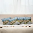 thumbnail image 7 of Ambesonne Landscape Throw Pillow Cover 4 Pack, Road Alps Small Town, 24", Multicolor, 7 of 7