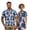 Blue Monstera, variant on Binienty Watercolor Tropical Golf Clothing Set for Couple Casual Relaxed Men's Golf Shirt Women's Golf Skort Matching Set for Tennis Hiking & Outdoor Sports Summer Golf Outfit