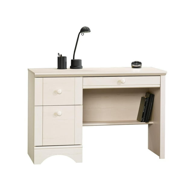 Sauder® Harbor View Collection Computer Desk, Antiqued White, 401685
