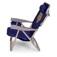 thumbnail image 6 of Banana Boat Backpack Beach Chair - Lightweight Aluminum Folding Chair for Adults 5-Position with Lay Flat Adjustable Recline, Headrest Pillow, Insulated Back Pocket & Cup Holder, 6 of 6