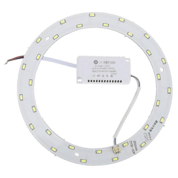 15W 220V-240V SMD 5730 30-LED Magnetic Circular LED Panel Bar Lamp LED Ceiling Light (Pure White Light)