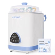 Vipuse Baby Bottle Washer, Baby Sterilizer and Dryer, All-in-One Cleaning Machine for Bottles, Pump Parts & Baby Essentials, Includes 30 Detergent Tablets