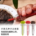 thumbnail image 2 of Syringe-Style Garden Seed Dispenser Tool with Measuring Scale, Portable Handheld Seeder for Vegetables, Flowers & Herbs (4.06 1.26), 2 of 8
