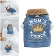 thumbnail image 5 of 2Pack Dog Fleece Lined Jean Jacket Winter Puppy Stylish Cute Clothes Lightweight Warm Small Dog Denim Coat Chihuahua Yorkie Thick Jacket Christmas Holiday Birthday Dog Clothes Pet Clothes, 5 of 7
