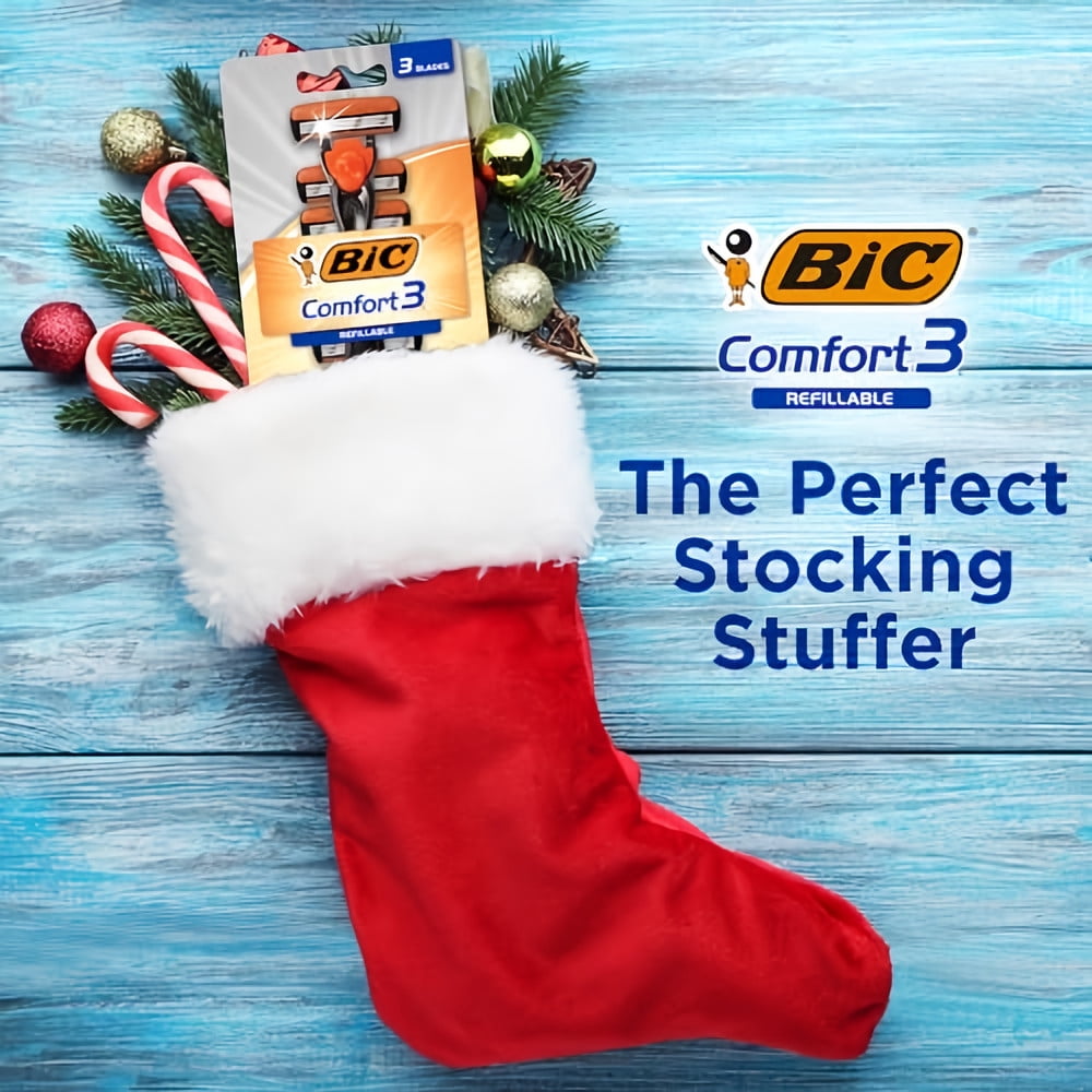 BIC Comfort 3 Hybrid Men's Disposable Razor (Pack of 4)