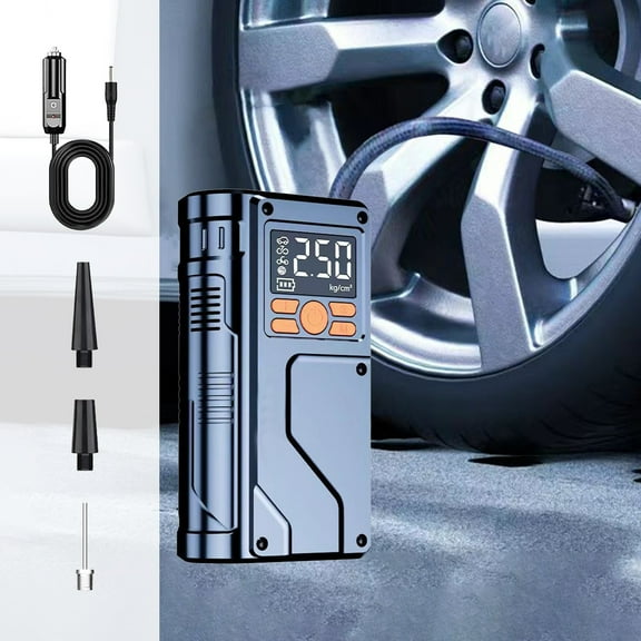 Vadktai Tire Inflator Portable Air Compressor, Rechargeable Air Pump, Fast Portable Air Inflator for Cars, Motorcycles, Bicycles, Balls