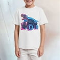 thumbnail image 2 of Gubotare Boys Clothes Graphic T-Shirt for Boys Girls, Crewneck Casual Breathable Short Sleeve Tops Tee Shirt Tshirt for Teen Kids Sizes 11-12T (White,11-12 Years), 2 of 4
