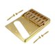 thumbnail image 1 of Puente de latón para guitarras eléctricas. Accesorios para luthier. Instrumentos musicales. Oro, 1 of 9