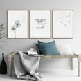 thumbnail image 5 of LQCrafK 3 piece Dandelion Canvas Wall Art Paintings for Living Room Canvas Print Wall Artworks Bedroom Decoration office Wall decor posters Home Decorations, 5 of 7