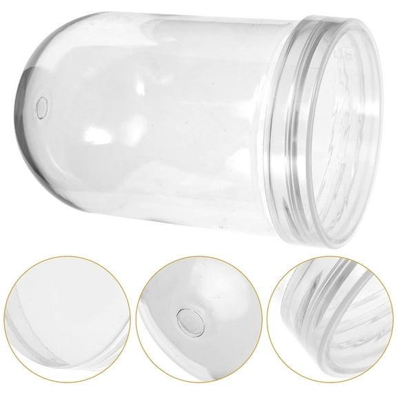 SOPOTUTU 6Pcs Snow Globe Miniatures For Kids Craft Projects With Clear Design 3.93X2.48X2.48In