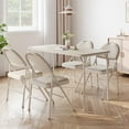 thumbnail image 2 of Kojooin Folding Table and Chairs Set of 5,Portable Card Table and Chairs,Padded Table & Chair Dining Set for Picnic, Event, Training,Indoor and Outdoor, 2 of 9