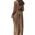 thumbnail image 3 of XIAOCHA Eyelet-Embroidered Maxi Dress for Women Spaghetti-Strap Scoop-Neck Summer Beach Tunic Gown, 3 of 8