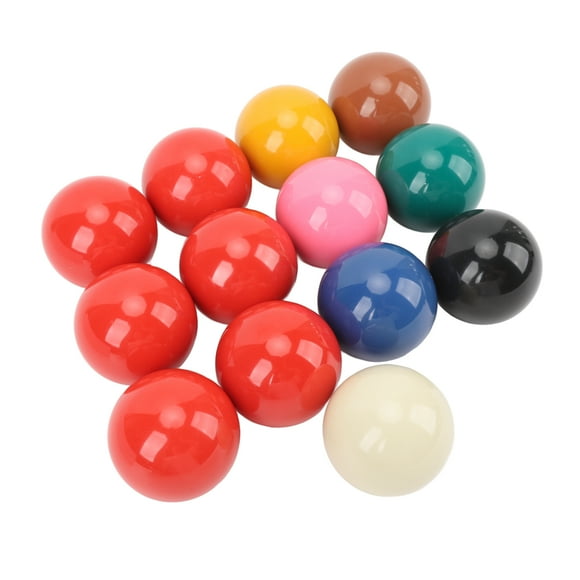 Bolas De Billar, Juego De Bolas De Billar Profesionales Compactas De Repuesto De Resina De 2,1 Pulgadas De Diámetro, 13 Piezas Para Mesas De Billar