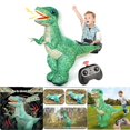 thumbnail image 1 of CNKOO Inflatable Remote Control Dinosaur Toy with 2.4G RC  360° Rotation & Music for Outdoor Holiday Decor, 1 of 8