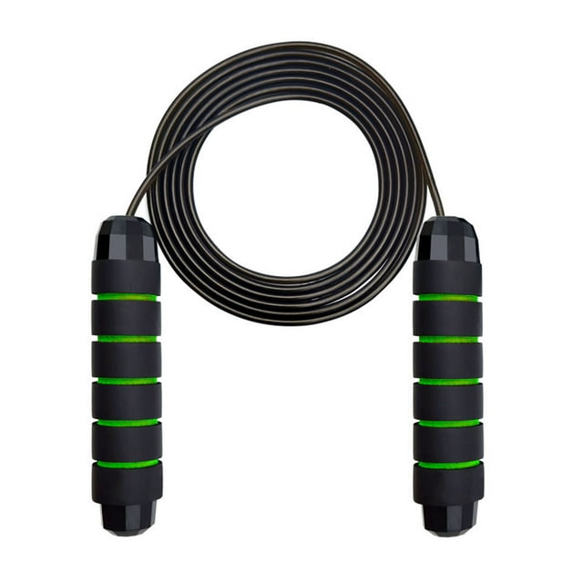 Visland Skipping Rope Non-slip Foam Handle Length Adjustable Tangle-Free Students Kids Men Women Workout Training Lose Weight Jump Rope