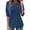 Blue, variant on Lixiuxyad Tunics for Women Spring And Autumn Long Sleeve Shirt For Women Large Size Loose Top That Appears And Versatile As An Undershirt