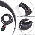 thumbnail image 4 of Bike Lock Cable 1.2mx12mm High Security 5 Digit Combination Coil Cable Lock Bicycle Cable Lock for Outdoor Bike 1.2mx12mm, 4 of 5