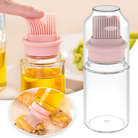 

VKEKIEO Brush Oil Bottle Silicone Oil Bottle Household Cover And Brush Integrated