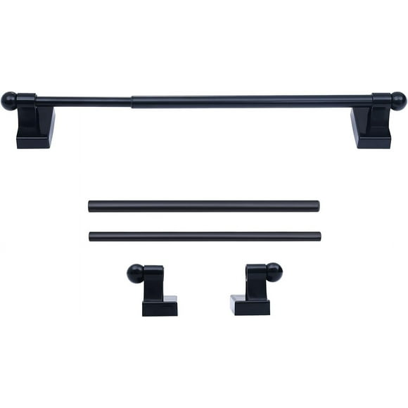 Adjustable Magnetic Curtain Rods for Mental Appliance Doors Windows to Champagne Window Rods Easy Installation Toilet Towel Bar MultiUseful (in Champagne )