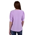 thumbnail image 2 of Petite Short Sleeve Balloon Sleeve Top With Hardware, 2 of 3