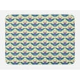 thumbnail image 1 of Insect Bath Mat, Tropical Image of Colorful Goliath Beetles with Opened Wings Art, Plush Bathroom Decor Mat with Non Slip Backing, 29.5" X 17.5", Cream Sea Blue and Purple, by Ambesonne, 1 of 2