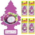 thumbnail image 3 of LITTLE TREES Car Air Freshener Hanging Tree Provides Long Lasting Scent for Auto or Home Dragon Fruit, 24 count, 3 of 4