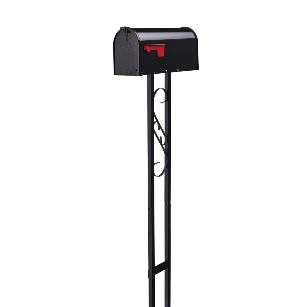 Gibraltar Mailboxes Mailbox To Go, Medium, Steel, Mailbox and Post