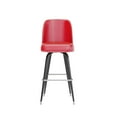 thumbnail image 6 of BizChair 2 Pack Commercial Grade Metal Barstool with Red Swivel Bucket Seat, 6 of 11