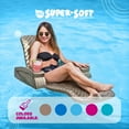 thumbnail image 4 of Open Box TRC Recreation Folding Baja II Lounger Portable Pool Float, Bronze, 4 of 8