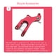 thumbnail image 3 of Greeniant Accesorio adaptador de asiento de convertidor de freno de repuesto de actualización de modificación de acero de montaje de disco de bicicleta Ciclismo Rojo Greeniant OD023363-01, 3 of 6