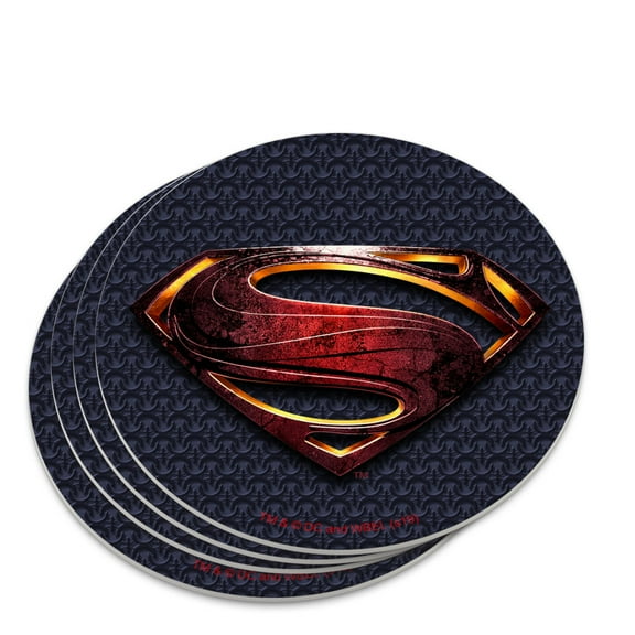 Justice League Movie Superman Logo Novelty Coaster Set