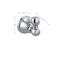 thumbnail image 4 of DELTA 73235 Woodhurst 2 Pack Robe Hook Towel Holder Chrome Finish, 4 of 4