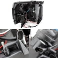 thumbnail image 2 of AKKON - For Chevy Silverado 1500 2500 3500 HD Black Dual LED Projector Headlights + Dark Red Tail Lights, 2 of 7