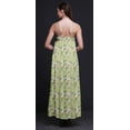 thumbnail image 4 of Bimba Robe Longue en Rayonne Imprimée Florale pour Femmes Chic Bohème Été Maxi Plage-TTTG, 4 of 5