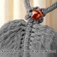 thumbnail image 4 of Curtain Tiebacks, Bohemian Cotton Leaf Curtain Tiebacks, Handwoven Drapery Holdbacks for Curtains Braided Thin Thick Home Office Window Draperies, 4 of 6