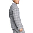 thumbnail image 3 of Alfani Mens Slim-Fit Plaid Suit Jacket 40 Short Black/White - NWT $360, 3 of 5