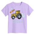thumbnail image 4 of Gubotare Boys' T-Shirts Toddler Shirt for Boys T-Shirt Kids Sunday Athletic Outfit Funny Print Summer Tee Tops Sizes 7-8T (Light Purple,7-8 Years), 4 of 4