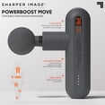 thumbnail image 3 of Sharper Image® Powerboost Move® Deep Tissue Portable Percussion Massage Gun, 4 Attachments, Rechargeable, 3 of 16