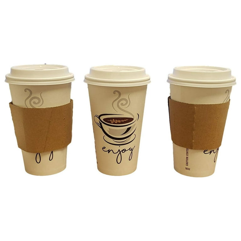 Original NY Coffee Cups (Master Case of 1000 paper cups plus lids