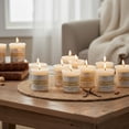 thumbnail image 2 of Champignons Votives Vanille Douce Bonheur - Ensemble de 12, 2 of 4