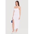 thumbnail image 2 of Women's Ribbed Knit Front Slit Scoop Neck Dress, 2 of 3