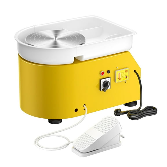 350W 25cm Brushless Electric Pottery Wheel Machine For Student Amateur Electric Pottery Wheel Ceic Shaping Tool With Pedal