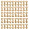 thumbnail image 2 of 50 Set Brass Rivets Kit, Proof, Oxidation Resistant, Ideal for Leather Repair and Decoration, 8mm Slot Screw, Bright and Delicate Brass Rivets for Leather Bag, Clothes, and, 2 of 7