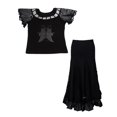 thumbnail image 1 of Traje de Práctica de Baile Cuadrado Soledad Danza Moderna de Baile de Salón Negro XXL Vestido de Baile Latino, 1 of 10